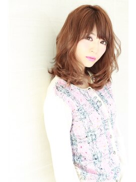 オーロ 武庫之荘店(ORO) オーガニックカラーで美髪長めミディアム