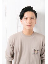 ガーデン ムサシコスギ(GARDEN MUSASHIKOSUGI)&nbsp;男前オールバック/黒髪カタログ/メンズ/眉毛/パーマ