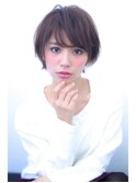 美髪　マニッシュショート　フレンチボブ かきあげもOK