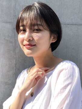 ミィ 表参道(mee.) 【mee.】 オフィスヘア毛先パーマアッシュブラウン