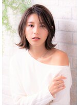 ソア 武蔵小杉(SOAR) 前髪大人かわいいココアブラウンレッドゆるふわフリンジウェーブ