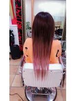 ヘアメイク プリンセス(Hair Make PRINCESS)&nbsp;エクステでツートーン風