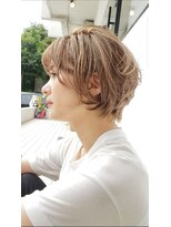 グロウミドル(GROW middle)&nbsp;明るめグレージュのニュアンスショートボブ【middle】野村恵子