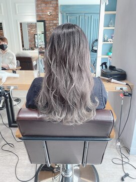 エイトタマプラ たまプラーザ店(EIGHT tamapla) 【EIGHT渡辺】バレイヤージュ×ホワイトグラデーション