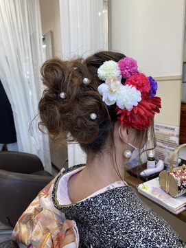 コアフィールフィス(COIFFURE fils) 【見附　今町】ゆるふわアップスタイル