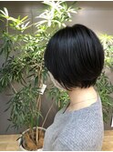 お手入れ簡単ショートボブ