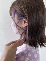 サラジュ 川西店(SARAJU)&nbsp;インナーカラーパープル