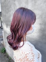 スイート ヘアデザイン(Suite HAIR DESIGN)&nbsp;ブリーチ１回 ラベンダー ミディアム