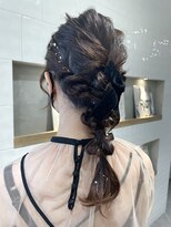 金箔編みおろしスタイル【肥田亜沙美】