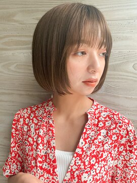 デザート(Des.Art) 【福岡赤坂警固】20代30代40代大人チョコレートカラー正統派ボブ