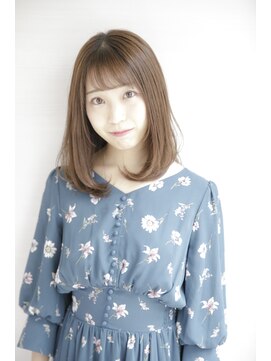 アフロディーテ 銀座(APHRODITE GINZA) 黒髪/グレーベージュ/レイヤーロング/前髪パーマ/銀座