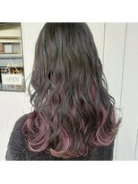 ヘア ケア ディエイチケー(HAIR CARE DHK)&nbsp;インナーカラー×パープルレッド