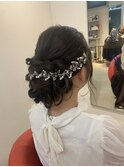 《R+》ヘアアレンジ/お呼ばれアレンジ/ローシニヨン/