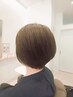 【女性におすすめ】カット☆泡ヘッドマッサージ☆襟or眉デザインシェービング