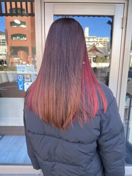 ミニム ヘアー(minim hair) 【minim×miku】イヤリングwカラー チェリーレッド♪