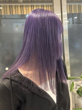 アース 高円寺店(HAIR & MAKE EARTH) 透明感ラベンダー！
