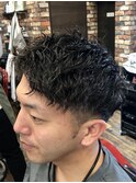 ツーブロ刈り上げ×ツイスパ