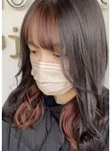 インナーカラー バンクカラー*ピンクオレンジ