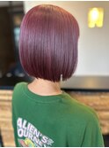 美肌カラー 大人かわいいボブ＋髪質改善うる艶ヘア#3