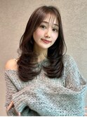 ふんわりカールの重なりは計算されたレイヤーのおかげ