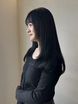 ジュール(JOULE'S) 就活ヘア艶髪ロングレイヤーブラックカラー