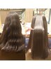 【矢鳴★指名限定】カット+ポロン髪質改善ストレート￥22,000