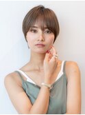 20代30代大人可愛いショートボブ/大人美人ショートヘア/前髪