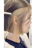 《人気デザイン☆》インナーカラー＋カット　￥16500 → ￥14300