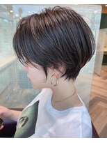 ファースト 仙台店(first) する 【松根】前髪なしショートボブ◎20代30代40代50代