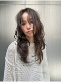 ロングレイヤー×アッシュグレー