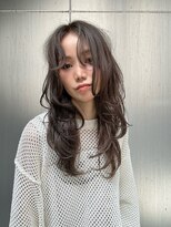 シェリ ヘアデザイン(CHERIE hair design)&nbsp;ロングレイヤー×アッシュグレー