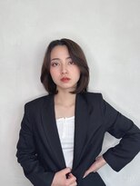 パノラ 下北沢(PANOLA)&nbsp;ボブ　ストレート　シースルーバング　イルミナカラー