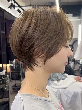 ブレス ヘアデザイン(BLESS hair design) 静岡ショートボブマッシュボブ白髪ぼかしショートカット30代40代