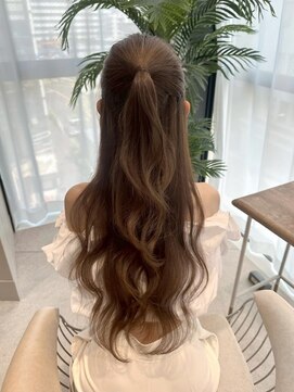 ジーナ 渋谷神南(Zina) 髪質改善*アプリコットオレンジ*美髪【Zina渋谷神南】