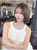 美髪ボブカット/顔まわりレイヤー/ボブ/前髪