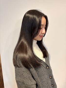 ロティー(loty) グレージュ 髪質改善トリートメント レイヤーカット10代20代