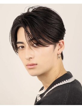 オーシャントーキョー 原宿(OCEAN TOKYO) ツヤ感ミルクブラウン × スリークセンターパート