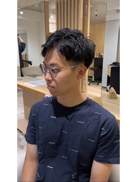 ソイクフ 四条大宮店(SOY-KUFU) MEN'SHAIR20代30代40代刈り上げセンターパートマッシュヘア