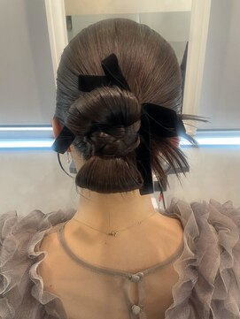 カチモリヘア　アップスタイル