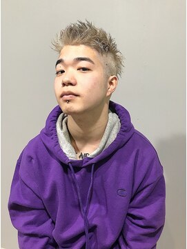 ブリーチ／ダブルカラー／ハイトーン／メンズ／メンズブリーチ