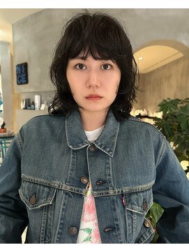 ハウ 心斎橋(how) 大人ミディアムパーマニュアンスパーマくびれパーマボブパーマ