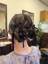 ユアサ(YUASA)&nbsp;結婚式お呼ばれヘアーセット