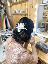 ルノンルージュ(Renon Rouge)&nbsp;ゆるふわハーフアップ