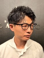 バーバークラシックス(BARBER CLASSICS)&nbsp;緩ツイストショートアップバング/ピンパーマ/新潟メンズサロン