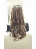 1番人気☆外国人風ハイライト☆グレーベージュカラー☆
