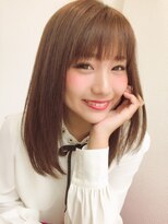 ナトゥーラ 八事店(Natura)&nbsp;やさしげ女子のストレートスタイルブラウン毛先内巻き