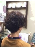 ウェーブショートグラデーション