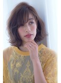 伸ばしかけボブの方におススメ！こなれ感が可愛い外巻きボブディ
