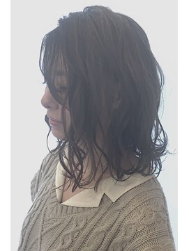 レセ 新松戸deux店(Laissez) ミディアムパーマ【レセ新松戸ドゥー店】