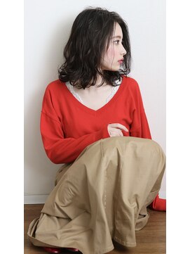 アイズ ヘアー メイク(I's hair make) ミディアム×ボブ×デジタルパーマ